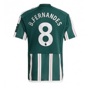 Lacne Muži Futbalové dres Manchester United Bruno Fernandes #8 2023-24 Krátky Rukáv - Preč
